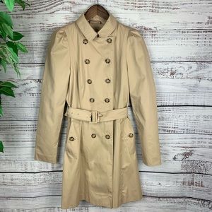 Zara women, Trench coat, size M, light tan,  gently used condition.